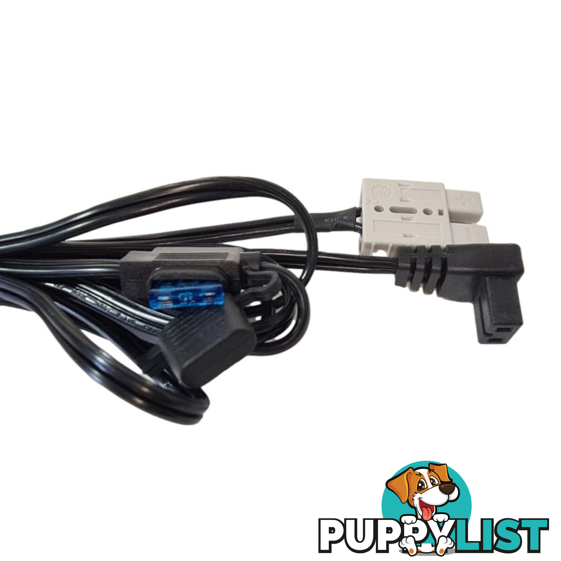 Blue Bar Waeco/Kings/Evacool Fridge Plug to Fused  50a Anderson Plug 3m SKU - DC-260