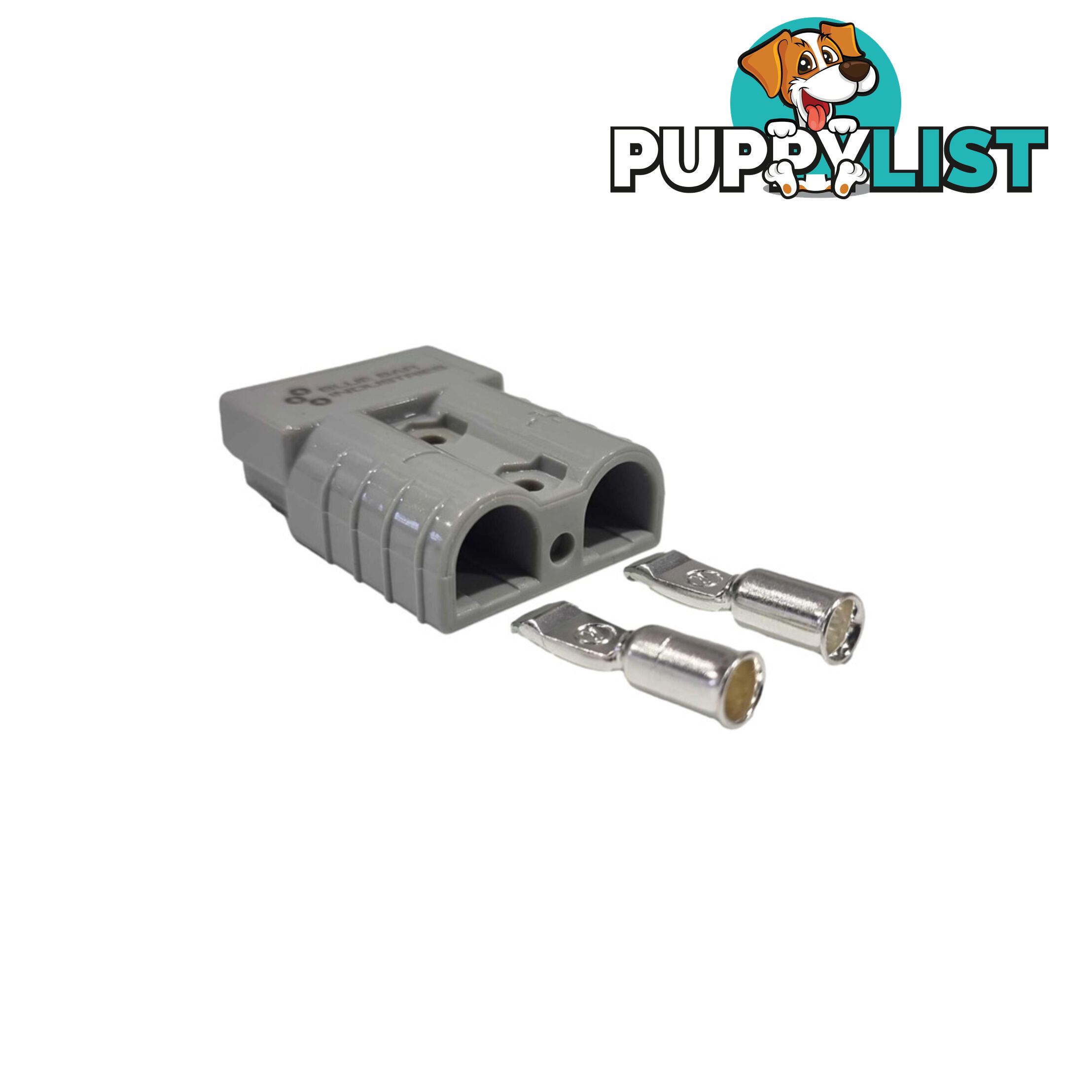 50 amp Anderson Style Plug Grey with 6 awg Terminals