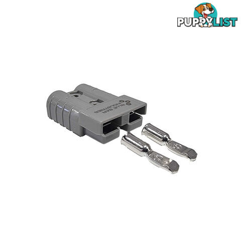 50 amp Anderson Style Plug Grey with 6 awg Terminals