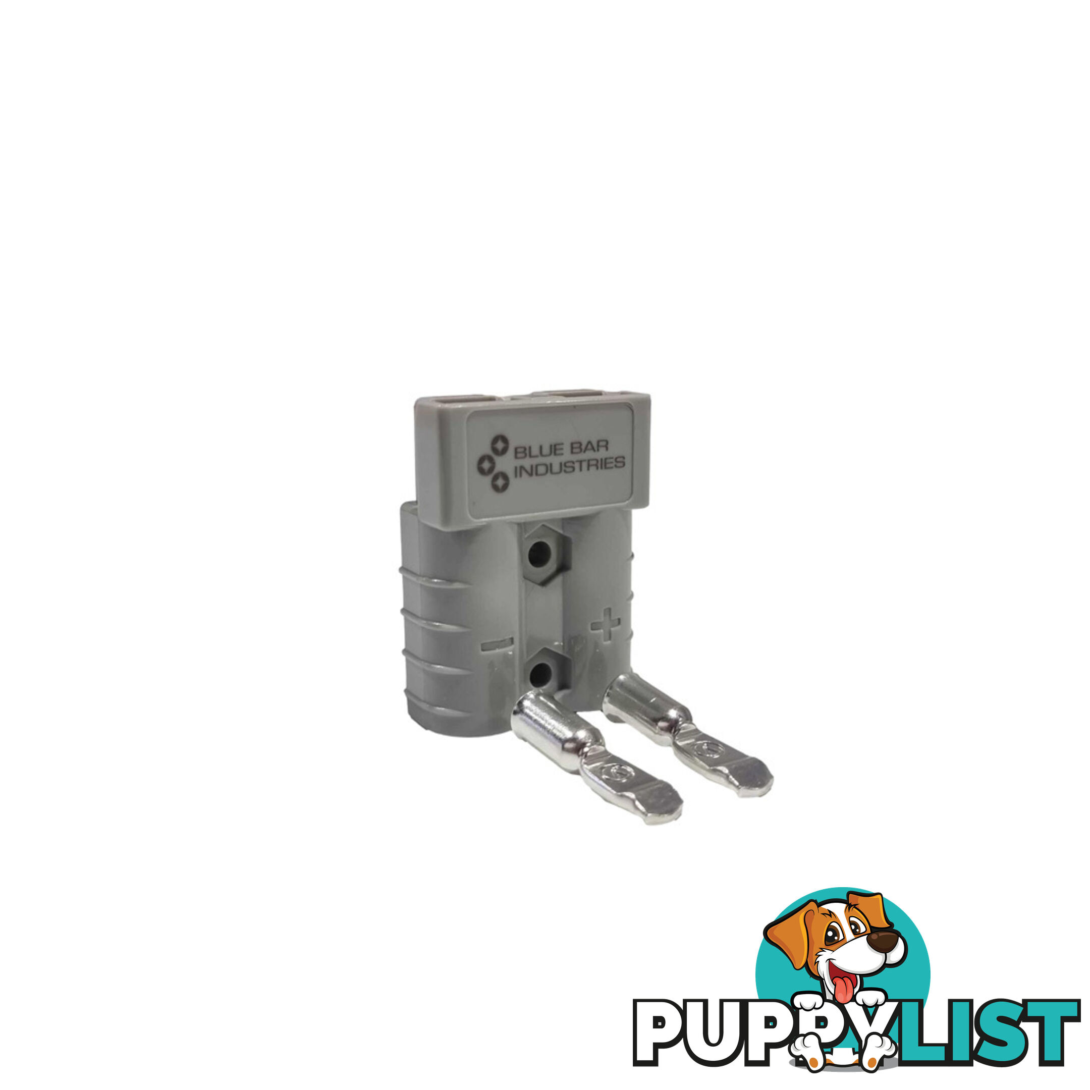 50 amp Anderson Style Plug Grey with 6 awg Terminals