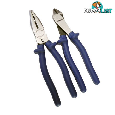 Wattmaster 1000v Combination Plier and Nipper Twin Pack SKU - WATMATWINPACK-B