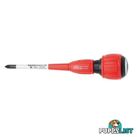 Toledo Screwdriver Strike-Thru Phillips #2 x 100mm SKU - 321954