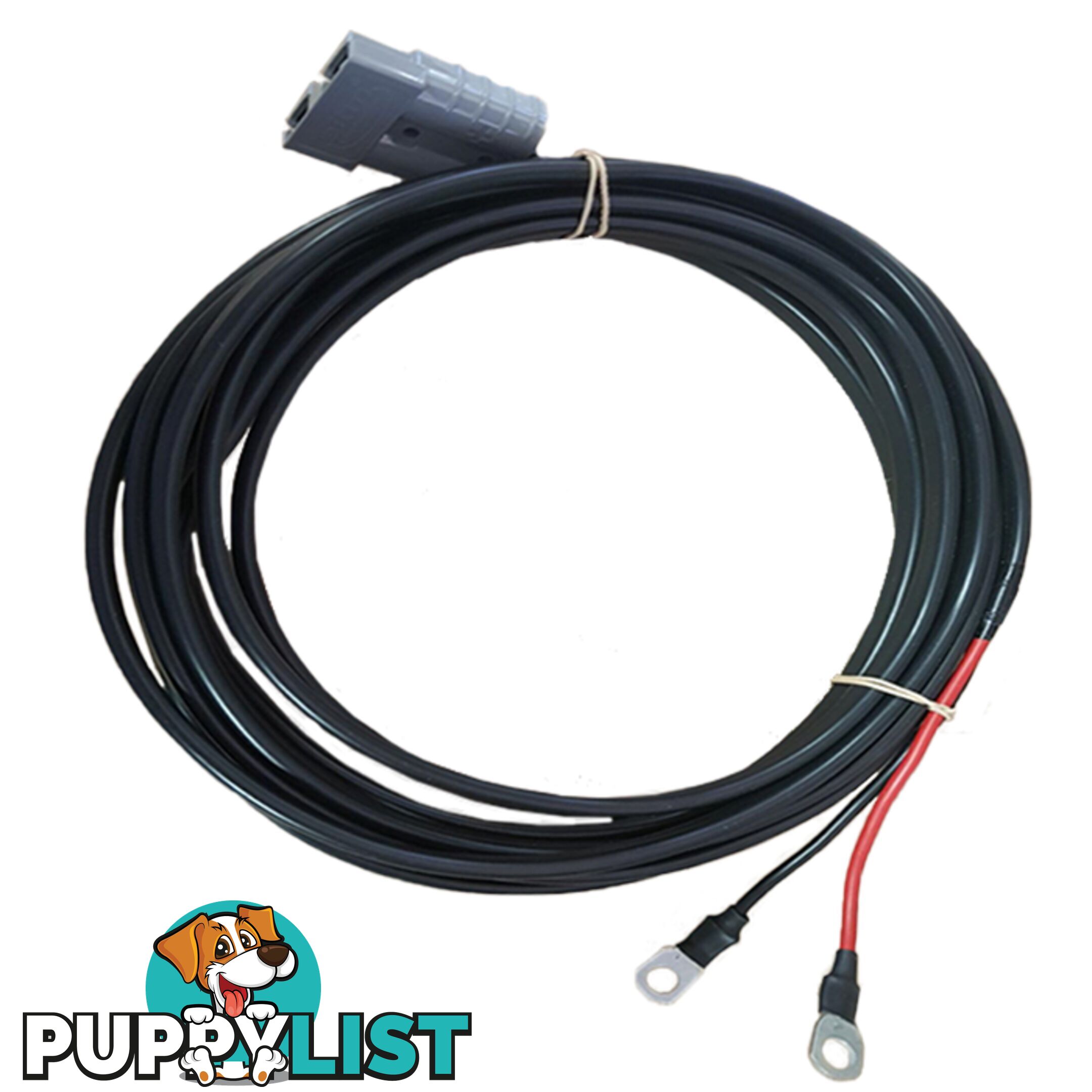 8B S x 500mm  50amp Anderson Plug to Battery Lugs 12 / 24v SKU - BB-50ampAndBattLugs8BS0.5m