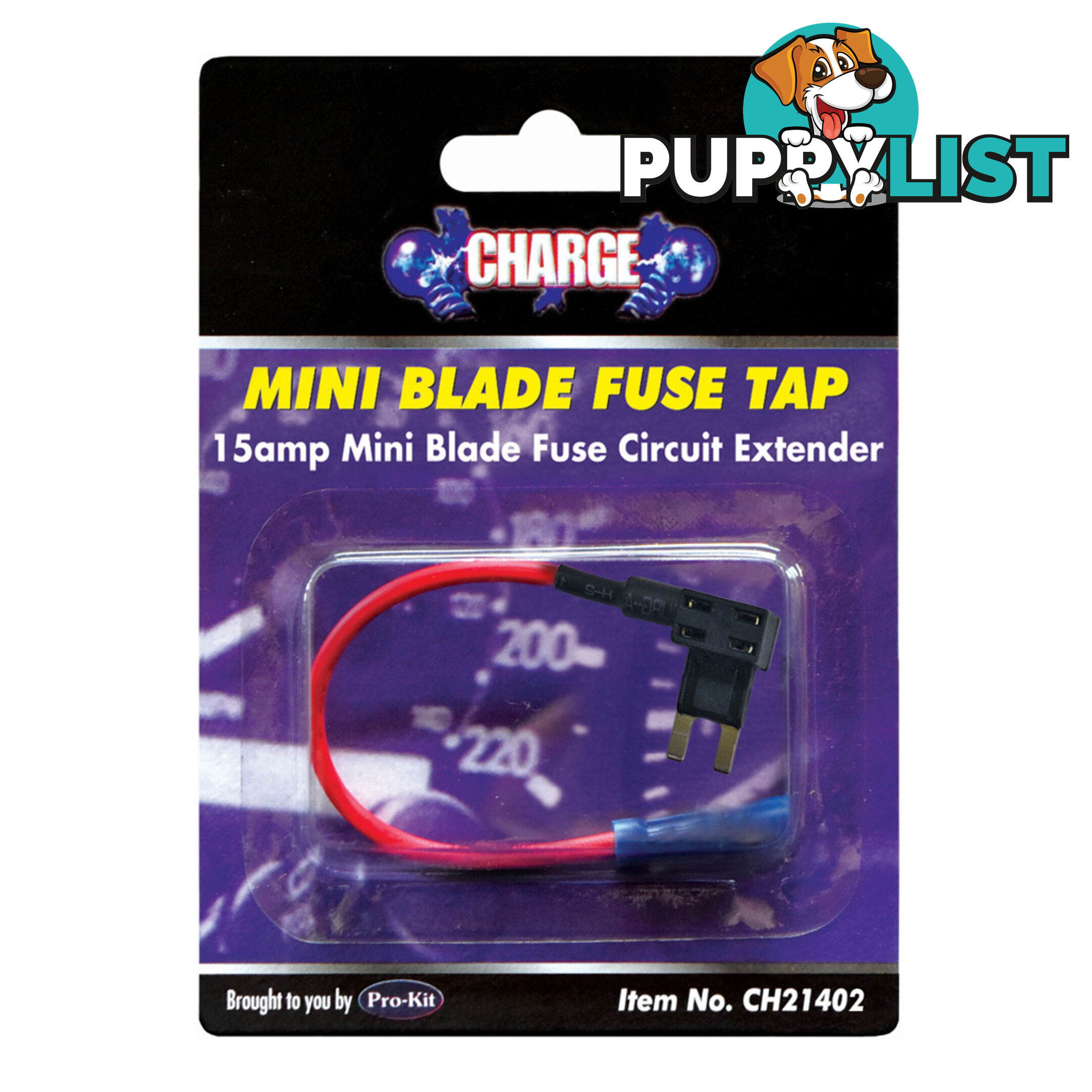 Charge Mini Blade Fuse Tap 15 amp Circuit Extender SKU - CH21402