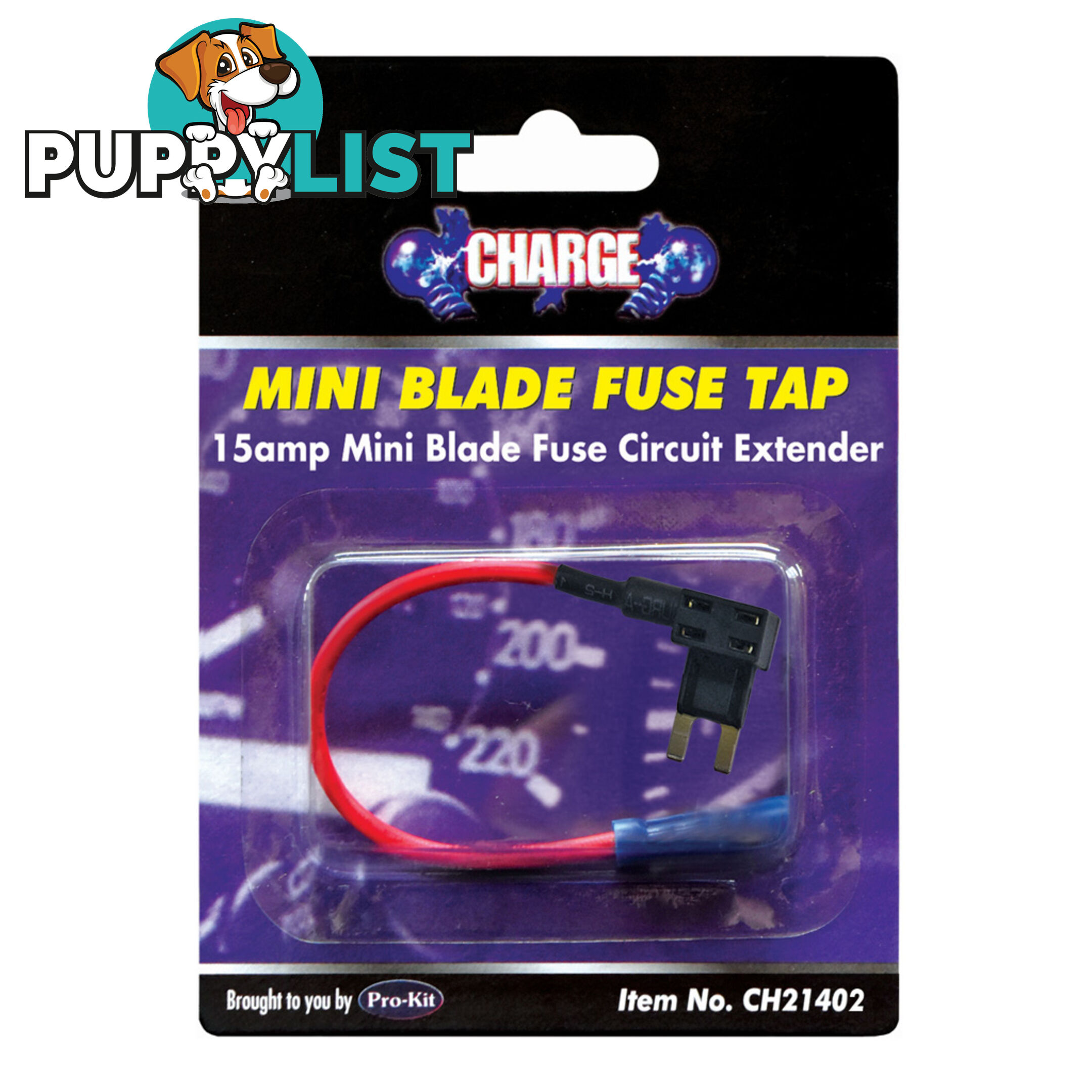 Charge Mini Blade Fuse Tap 15 amp Circuit Extender SKU - CH21402