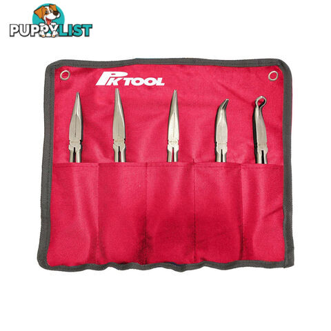 PK Tools 280mm Long Reach Long Nose Plier Set 30° 45° 90°- 5pc SKU - PT20120