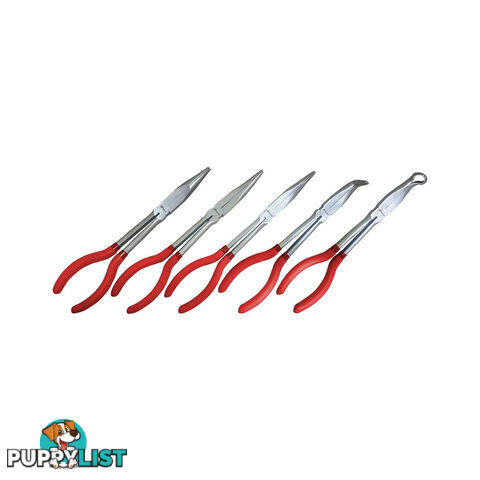 PK Tools 280mm Long Reach Long Nose Plier Set 30° 45° 90°- 5pc SKU - PT20120