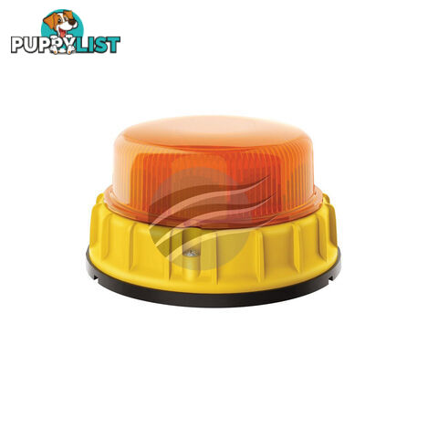 Hella 9-33V K-LED Mining Series Amber LED Rotating/Strobe Beacon 3 Bolt Mt. SKU - HM9600ADIR