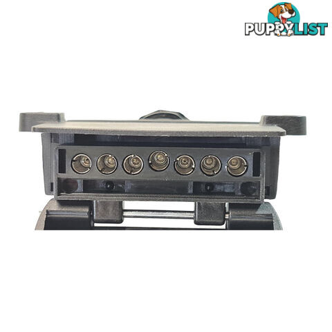 Trailer Vision 7 Pin Flat Male Plug   7 Pin Female Socket with Terminal Springs SKU - TV106FTV105F