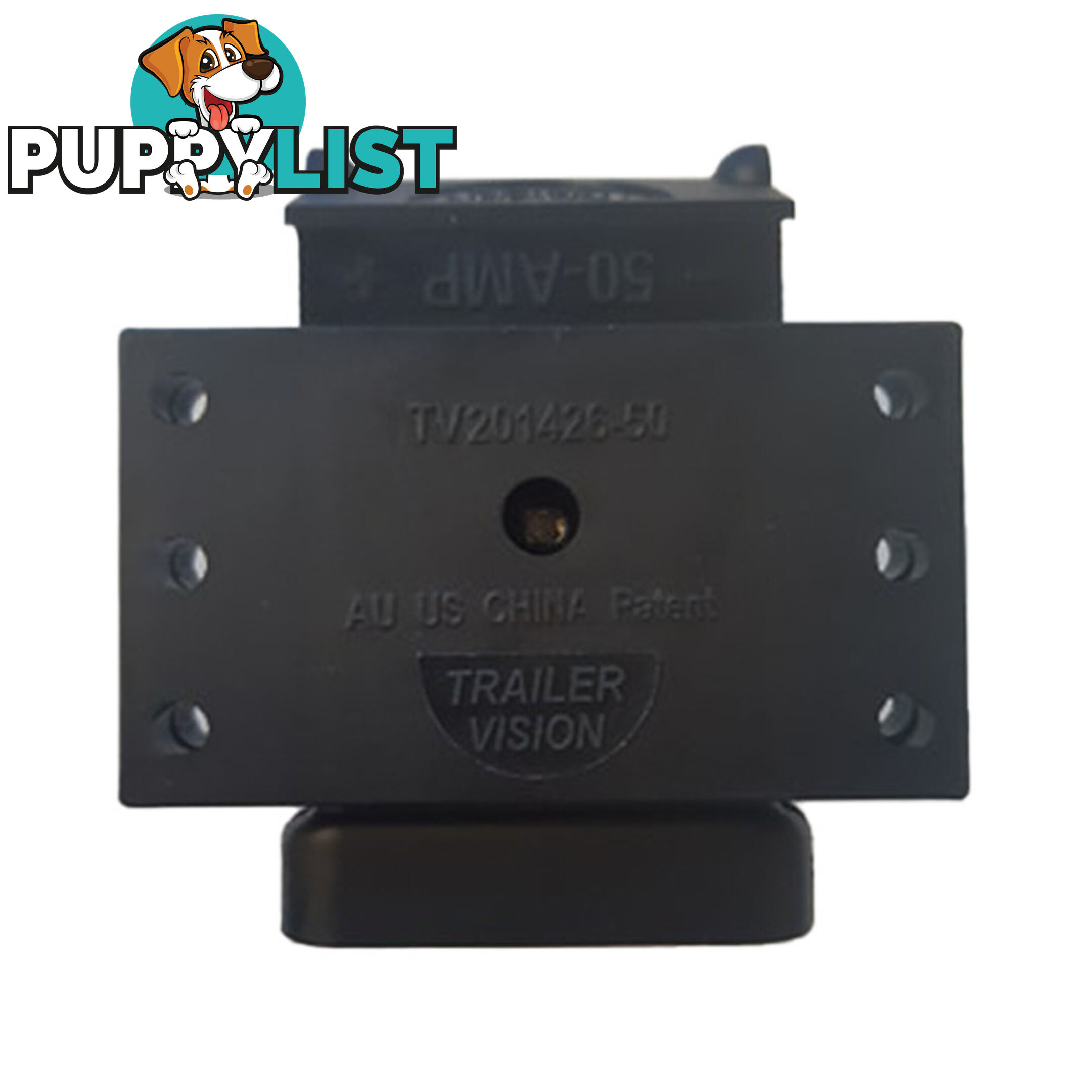 Trailer Vision 50 amp Top Mount with LED Screw Connector Anderson Plug SKU - TV201426SC