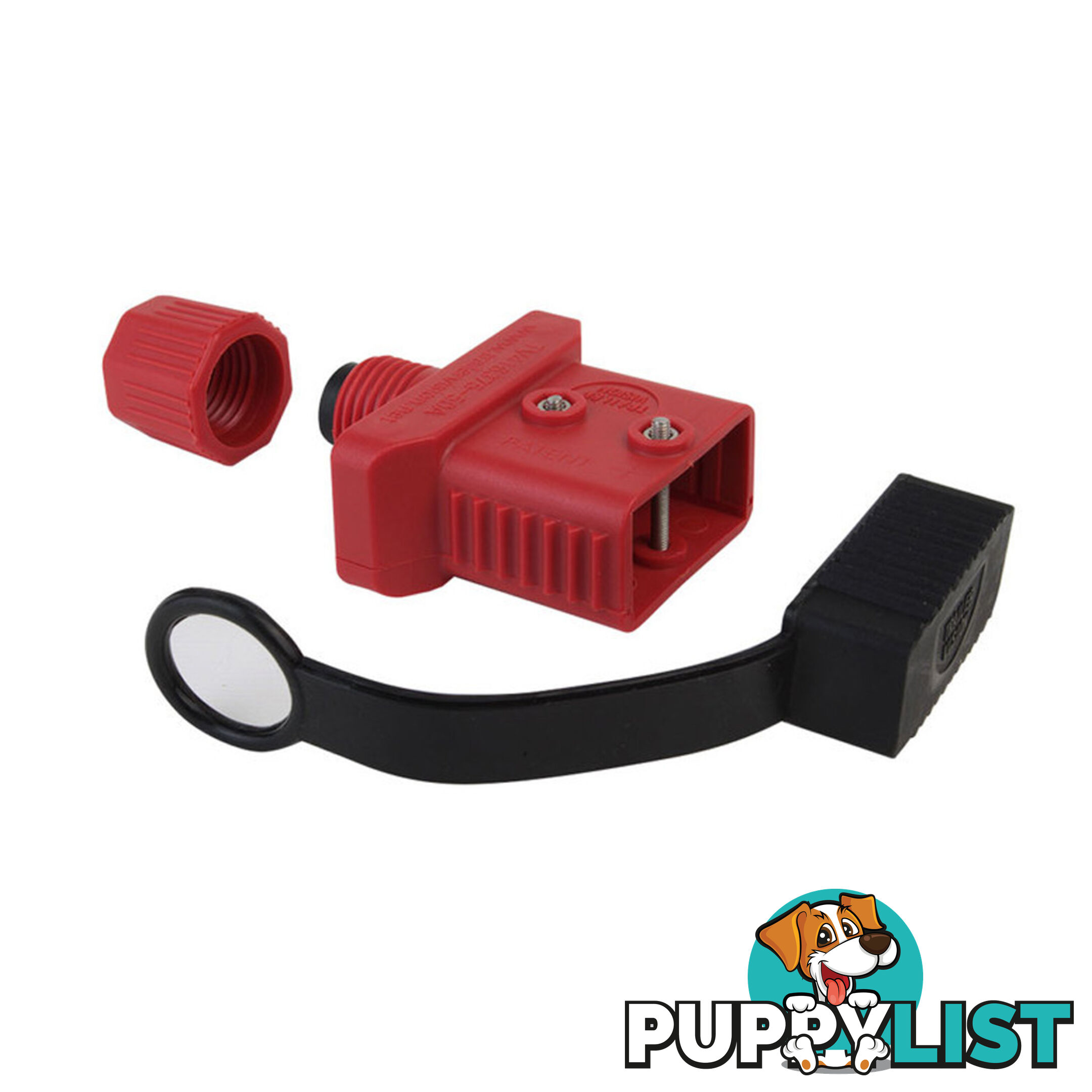 Trailer Vision 50 amp Anderson Plug Cover with Dust Cap Red SKU - TV416375-50R