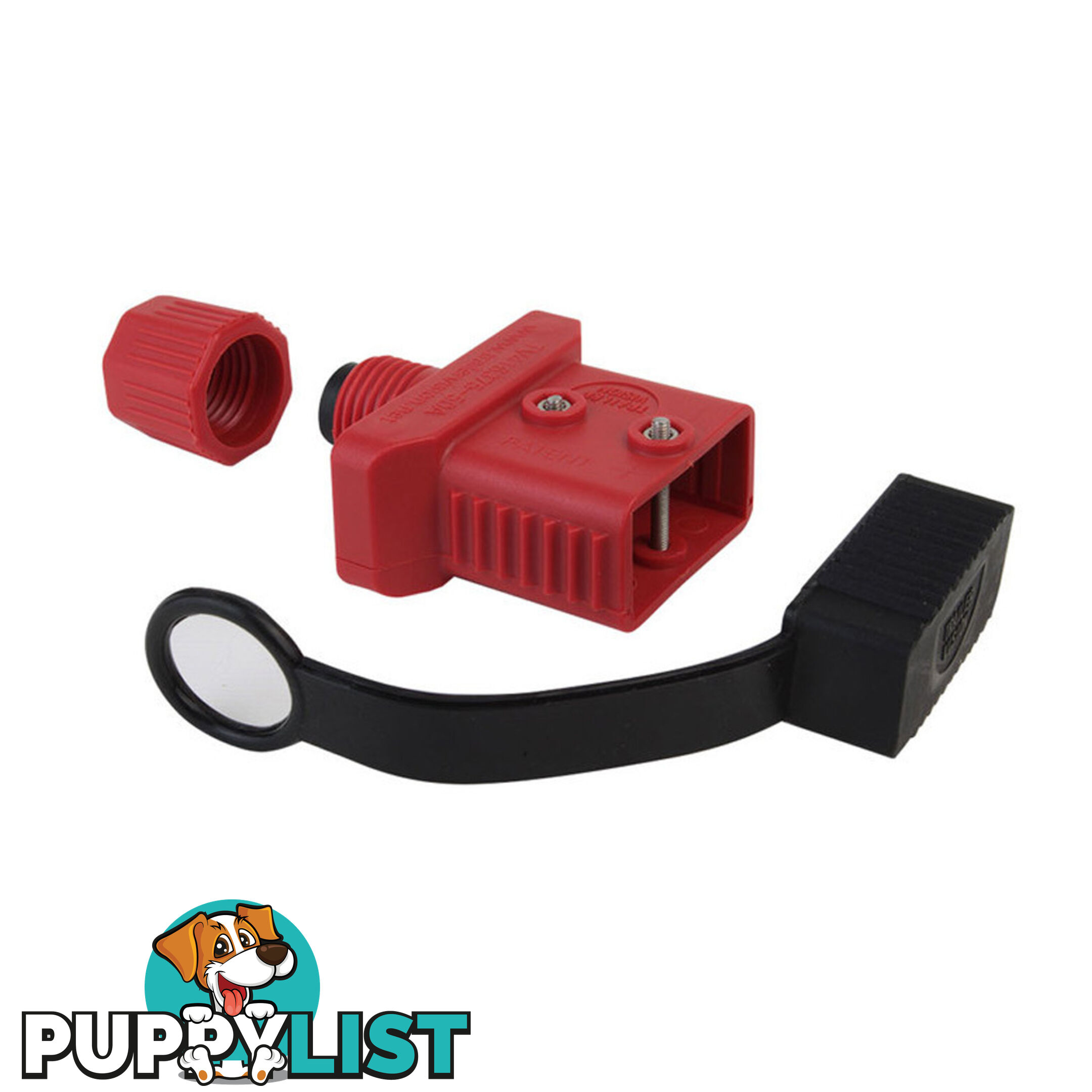 Trailer Vision 50 amp Anderson Plug Cover with Dust Cap Red SKU - TV416375-50R