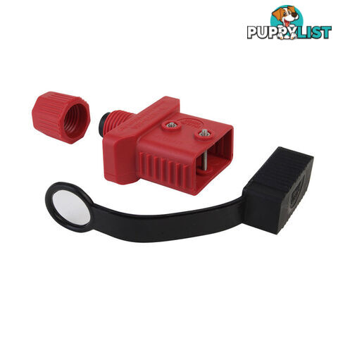 Trailer Vision 50 amp Anderson Plug Cover with Dust Cap Red SKU - TV416375-50R