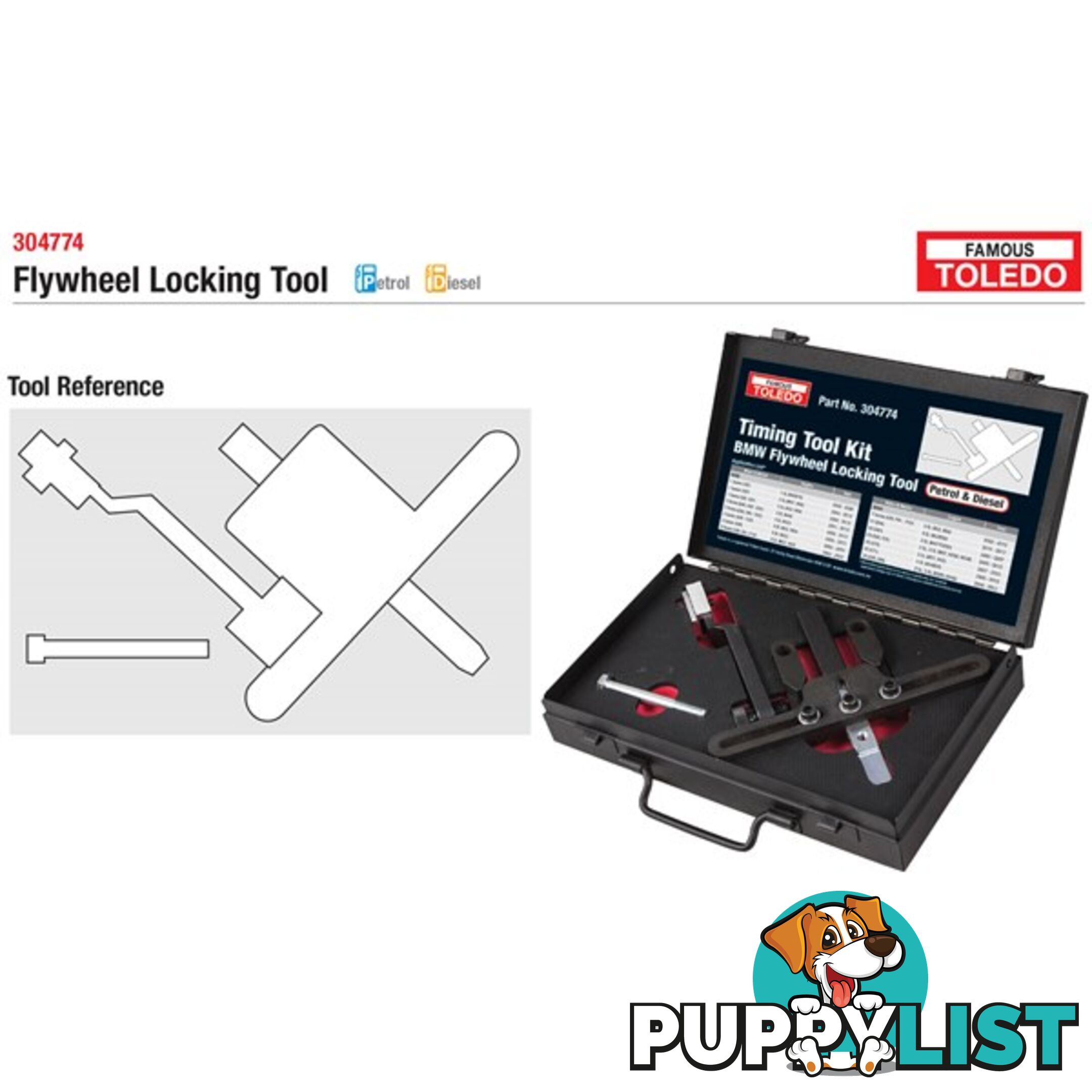 Toledo Timing Tool Kit  - BMW SKU - 304774