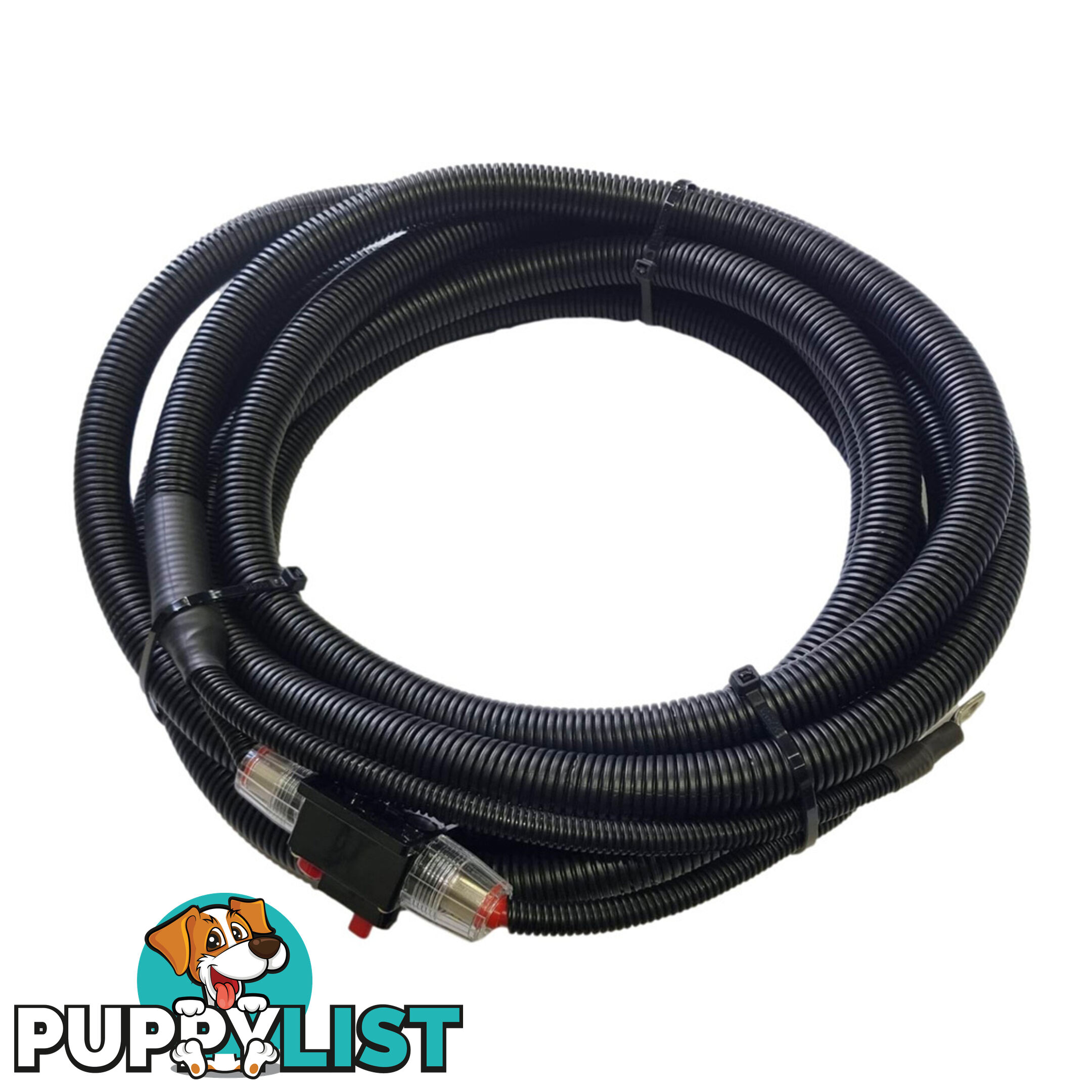 6 B S (13.5mm2) x 6m 12v Power Lead with Resettable Breaker SKU - DC-205