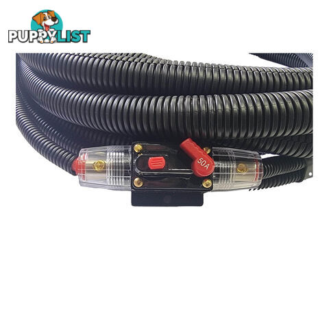 6 B S (13.5mm2) x 6m 12v Power Lead with Resettable Breaker SKU - DC-205