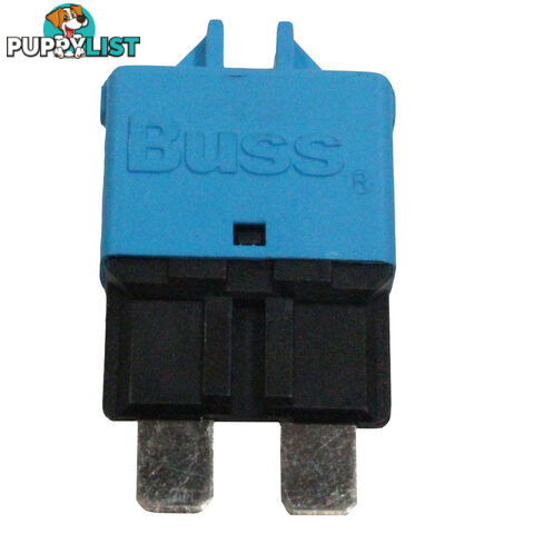 Bussman 15amp 12-24V Resettable Blade Fuse Circuit Breaker Manual Reset SKU - 10362