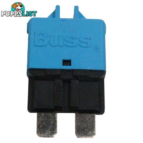 Bussman 15amp 12-24V Resettable Blade Fuse Circuit Breaker Manual Reset SKU - 10362