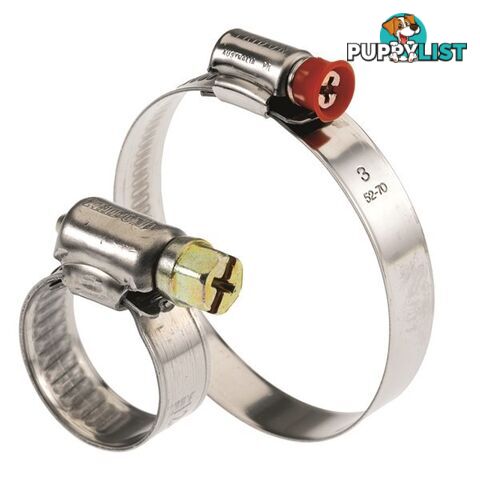 Tridon Part SS Hose Clamp 22mm-32mm Solid Band Collared 10pk SKU - MPC1AP