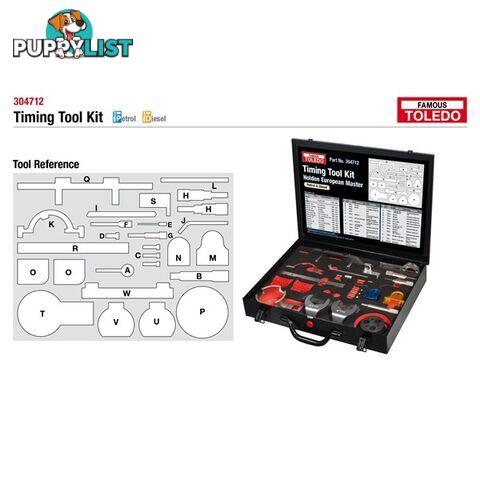 Toledo Timing Tool Kit  - Holden (GM) SKU - 304712