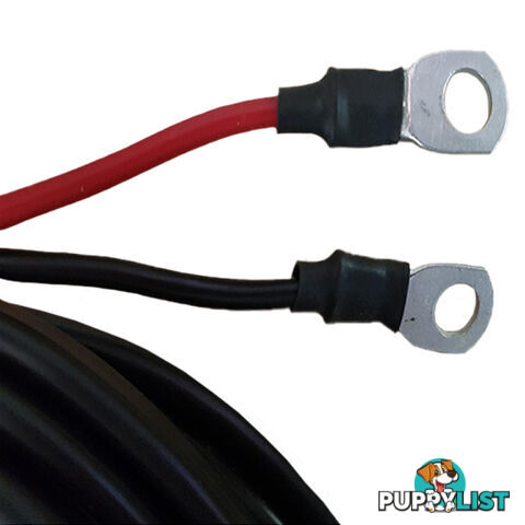 12v x 6m 8 B S Extension Lead 50amp Anderson Style Plug to Battery Lugs SKU - BB-50ampAndBattLugs8BampS6m