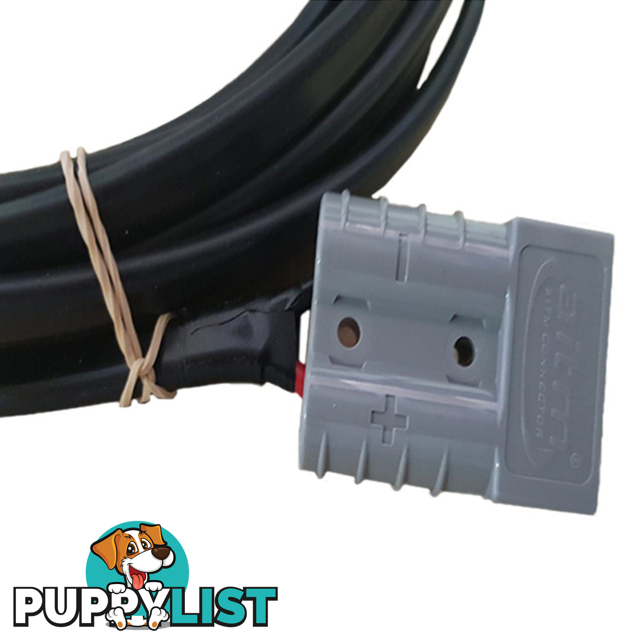 12v x 6m 8 B S Extension Lead 50amp Anderson Style Plug to Battery Lugs SKU - BB-50ampAndBattLugs8BampS6m