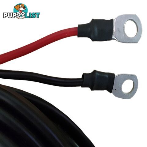 12v x 6m 8 B S Extension Lead 50amp Anderson Style Plug to Battery Lugs SKU - BB-50ampAndBattLugs8BampS6m