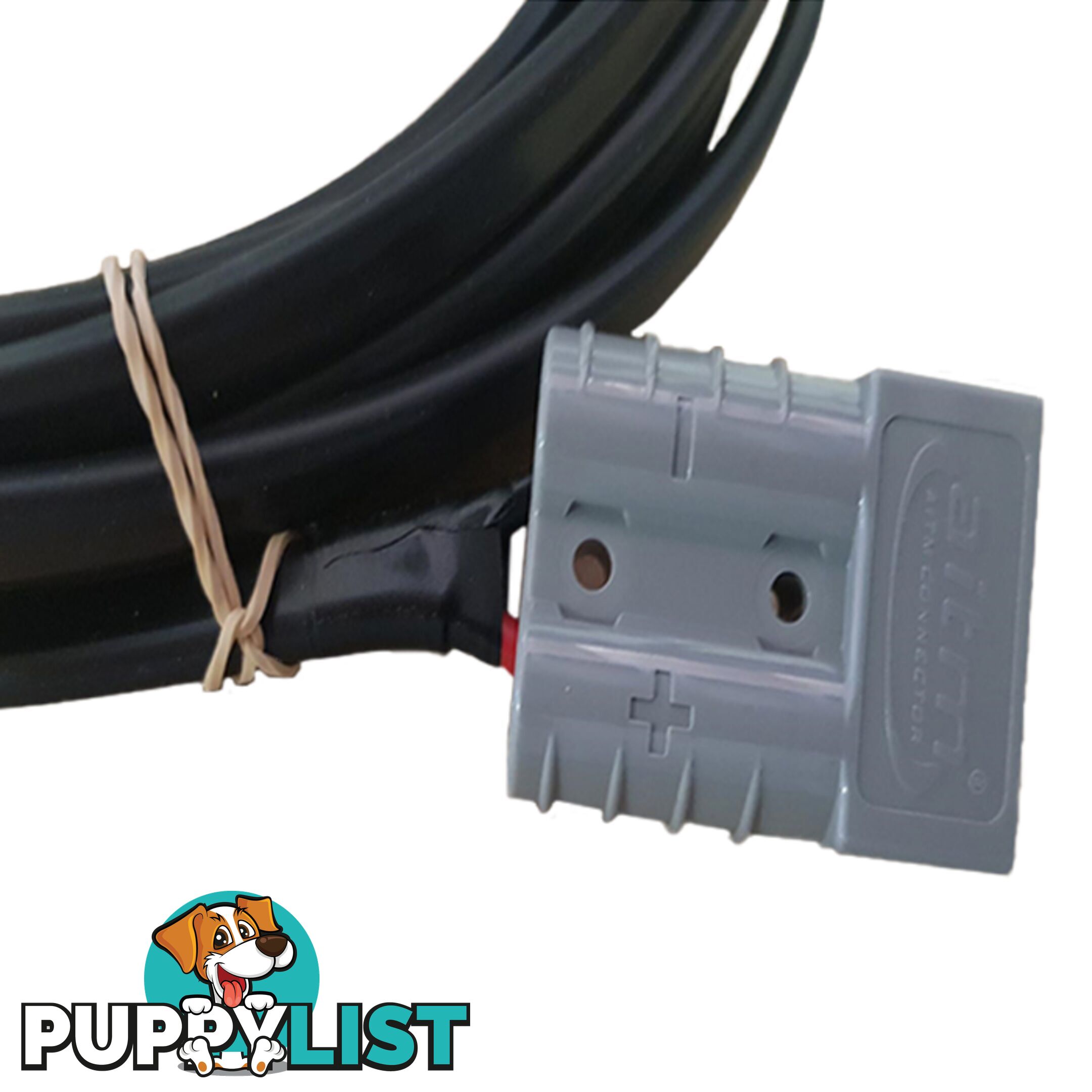 12v x 6m 8 B S Extension Lead 50amp Anderson Style Plug to Battery Lugs SKU - BB-50ampAndBattLugs8BampS6m