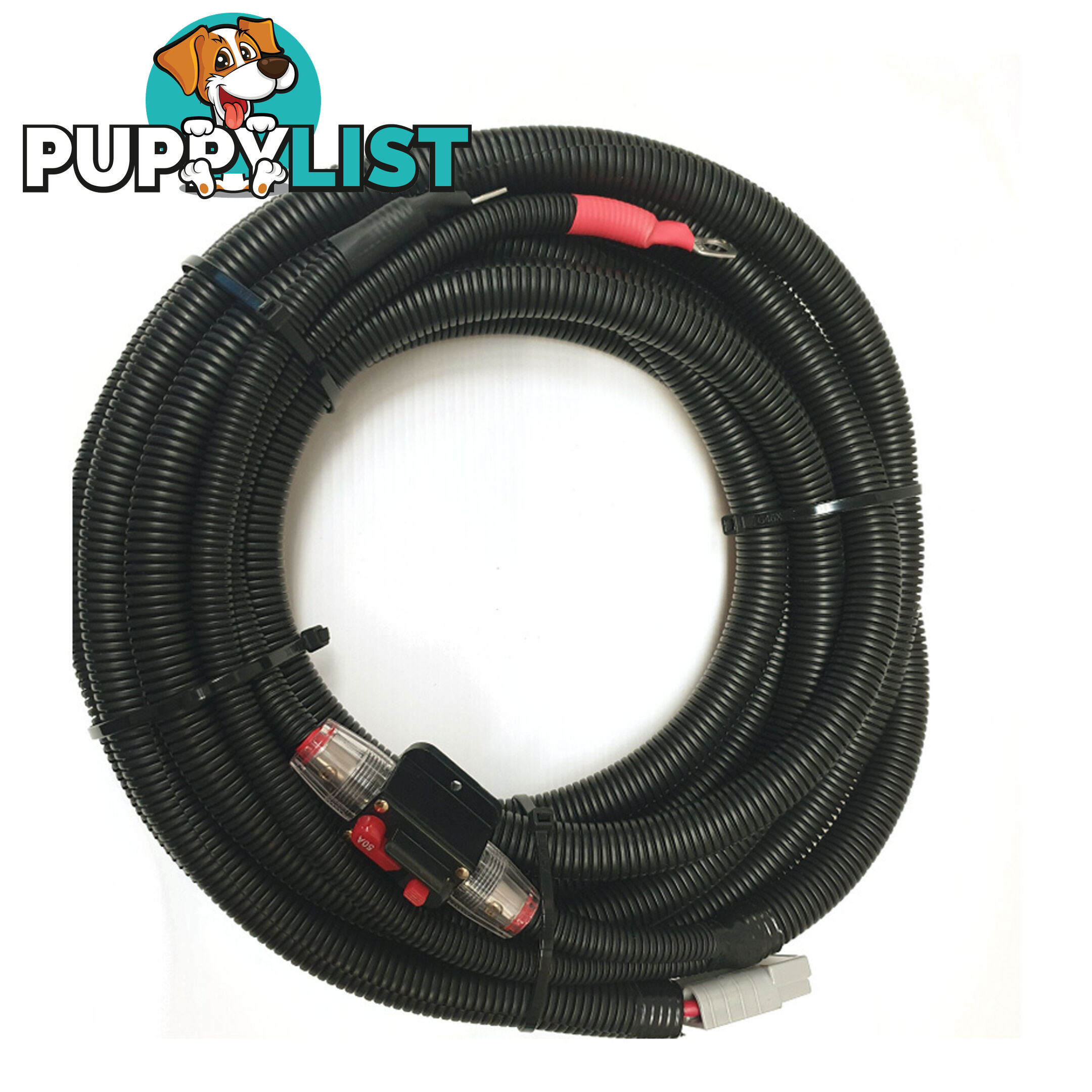 8 B S x 6m 12/24v Power Extension Lead 50a Resettable C.B SKU - BB-10106