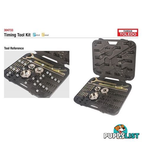 Toledo Timing Tool Kit  - Compatible With Toyota and Mitsubishi SKU - 304733