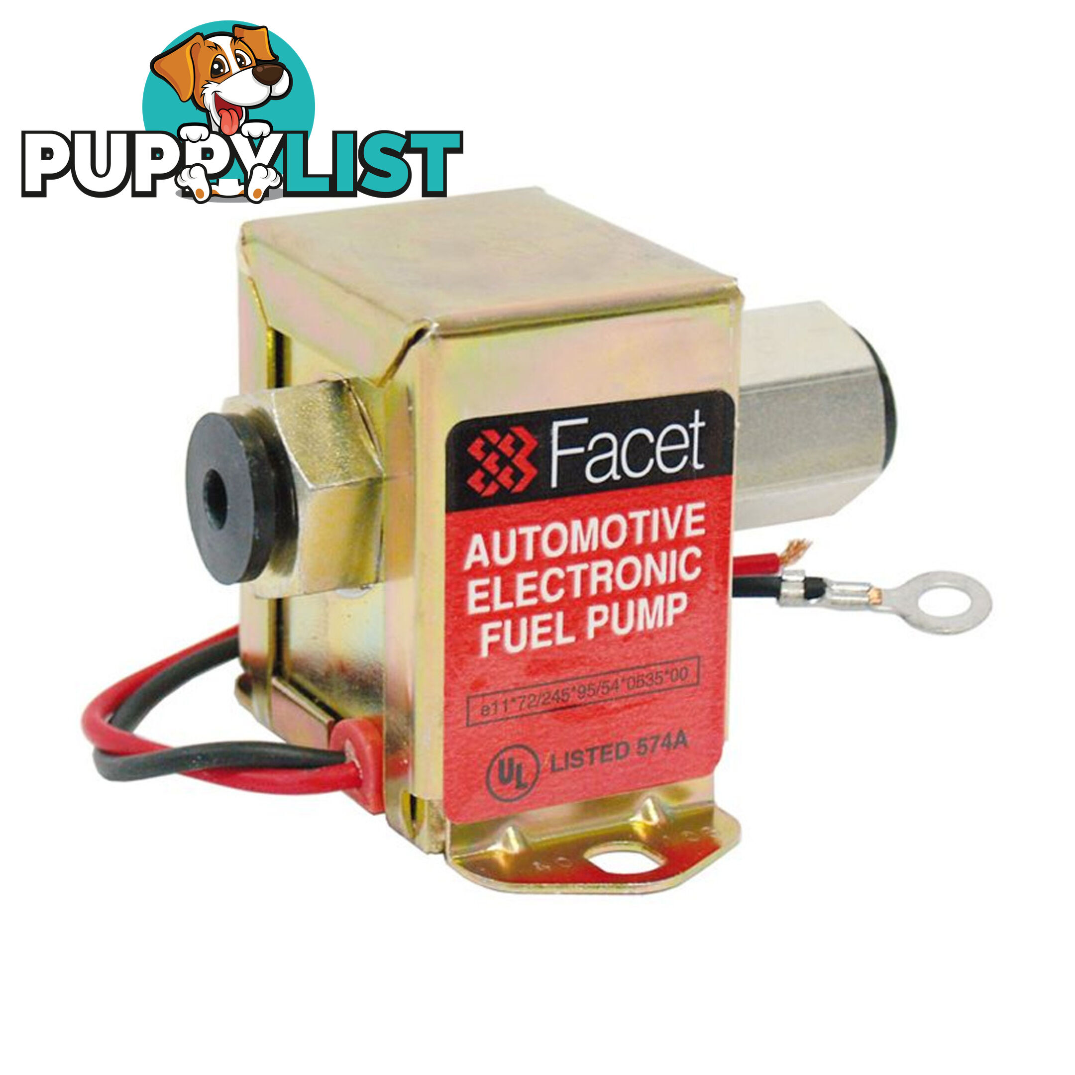 Facet 12v Fuel Pump Solid State 4  - 6.5 psi Petrol / Diesel SKU - E62-0001