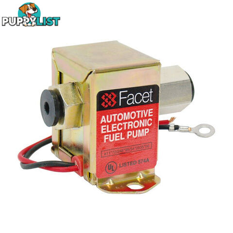 Facet 12v Fuel Pump Solid State 4  - 6.5 psi Petrol / Diesel SKU - E62-0001