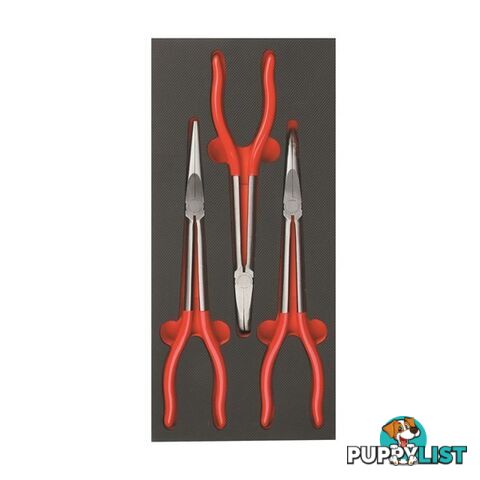 Toledo Extra Long Nose Pliers 3pc Set Straight, 45Â°, 90Â° SKU - TPSA03