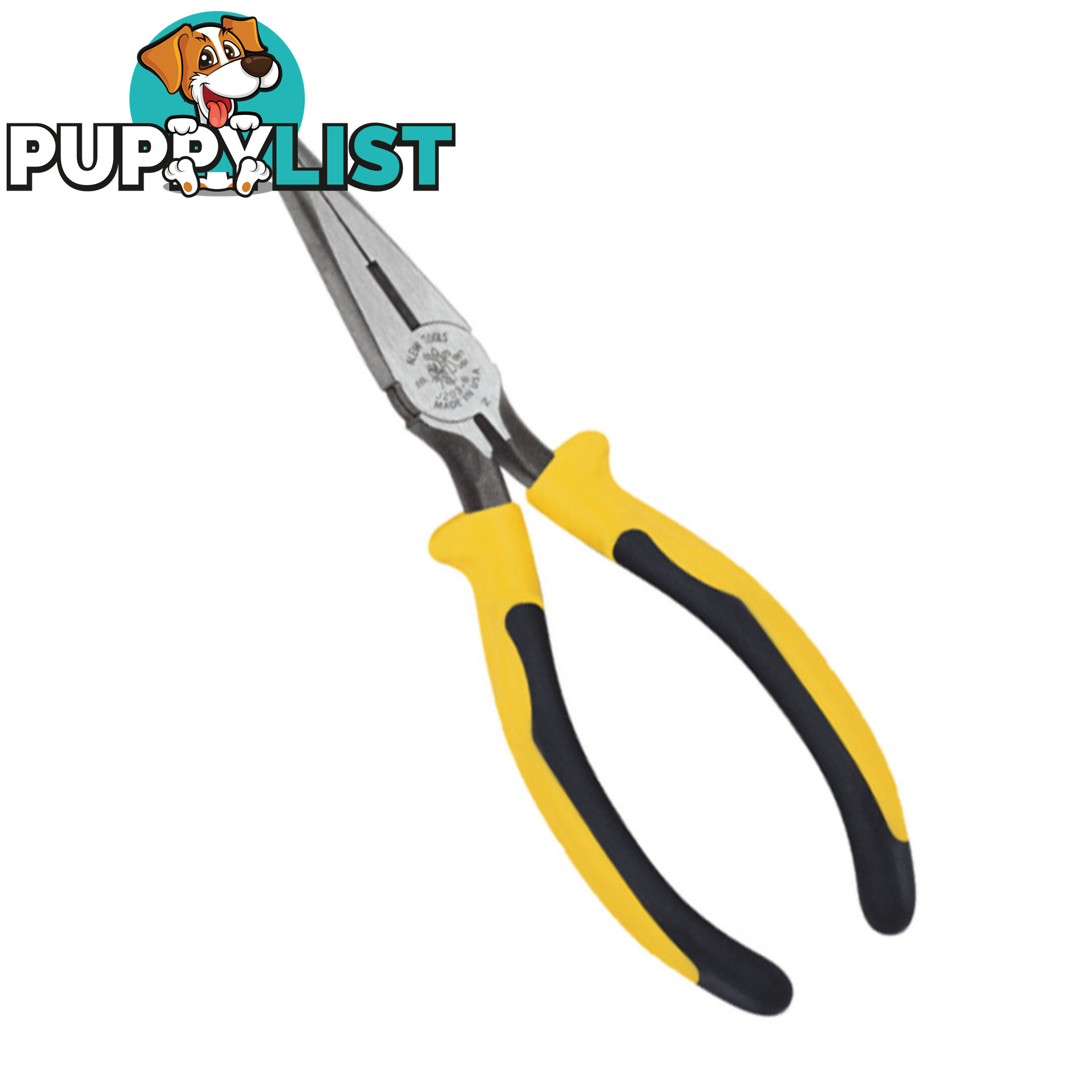 Klein Long Nose Pliers Side Cutting 172mm U.S.A Made SKU - J203-6