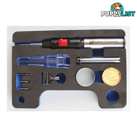 Sykes-Pickavant Butane Soldering Kit 9 pc Iron, Hot Torch, Hot Blower SKU - 680005