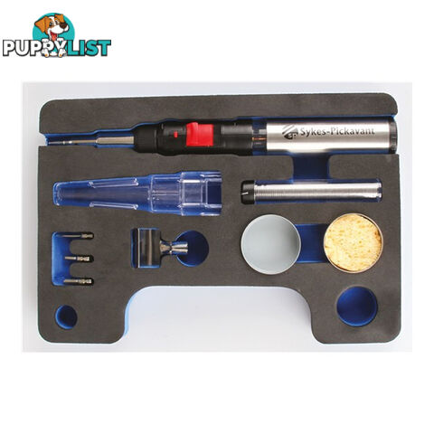 Sykes-Pickavant Butane Soldering Kit 9 pc Iron, Hot Torch, Hot Blower SKU - 680005