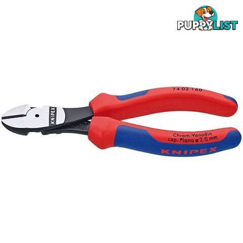 Knipex 160mm Diagonal Cutter  - High Leverage SKU - 7402160