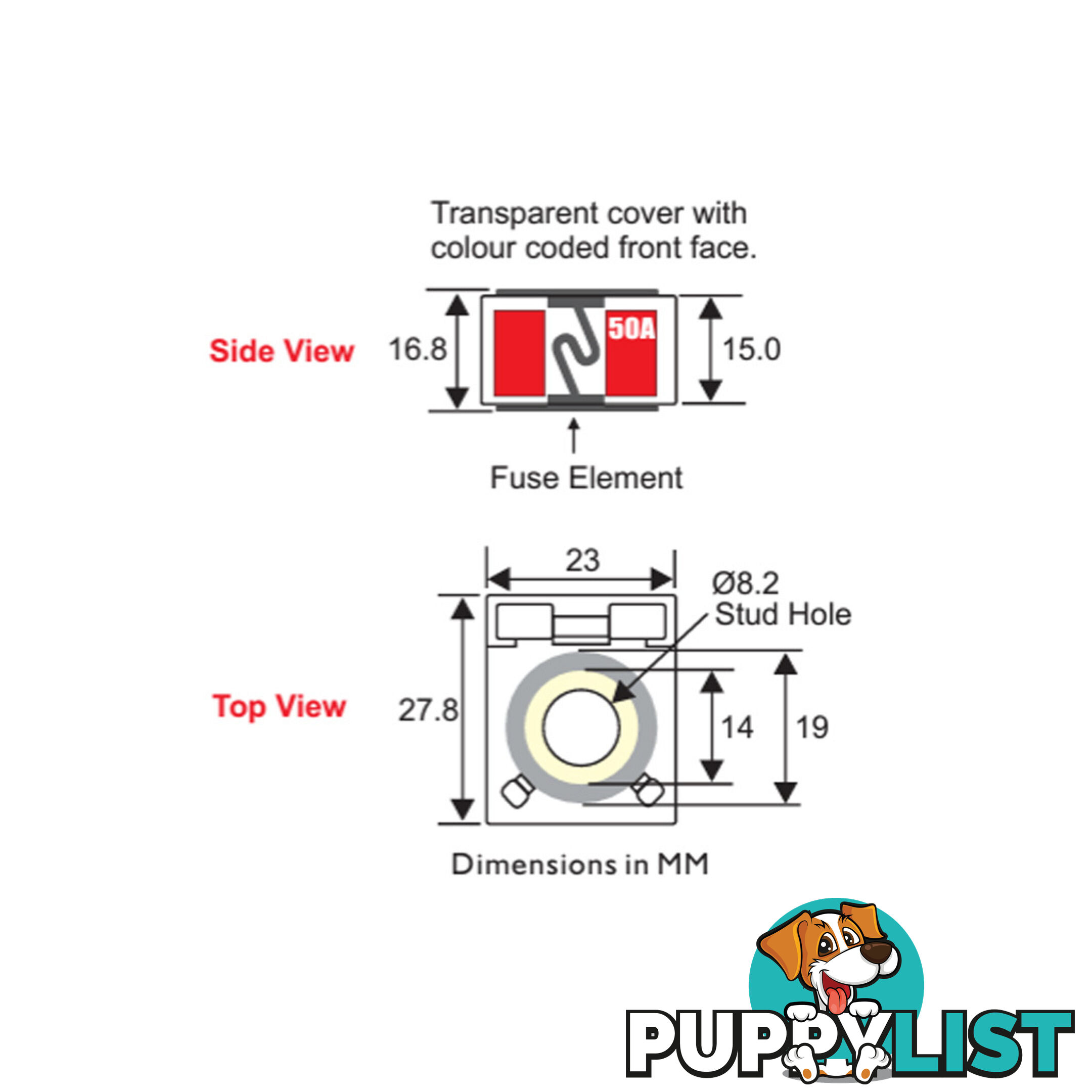 Bussman MRBF Fuse 40  - 300 amp Marine Rated Genuine Brand