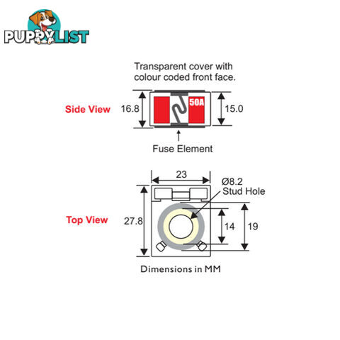 Bussman MRBF Fuse 40  - 300 amp Marine Rated Genuine Brand