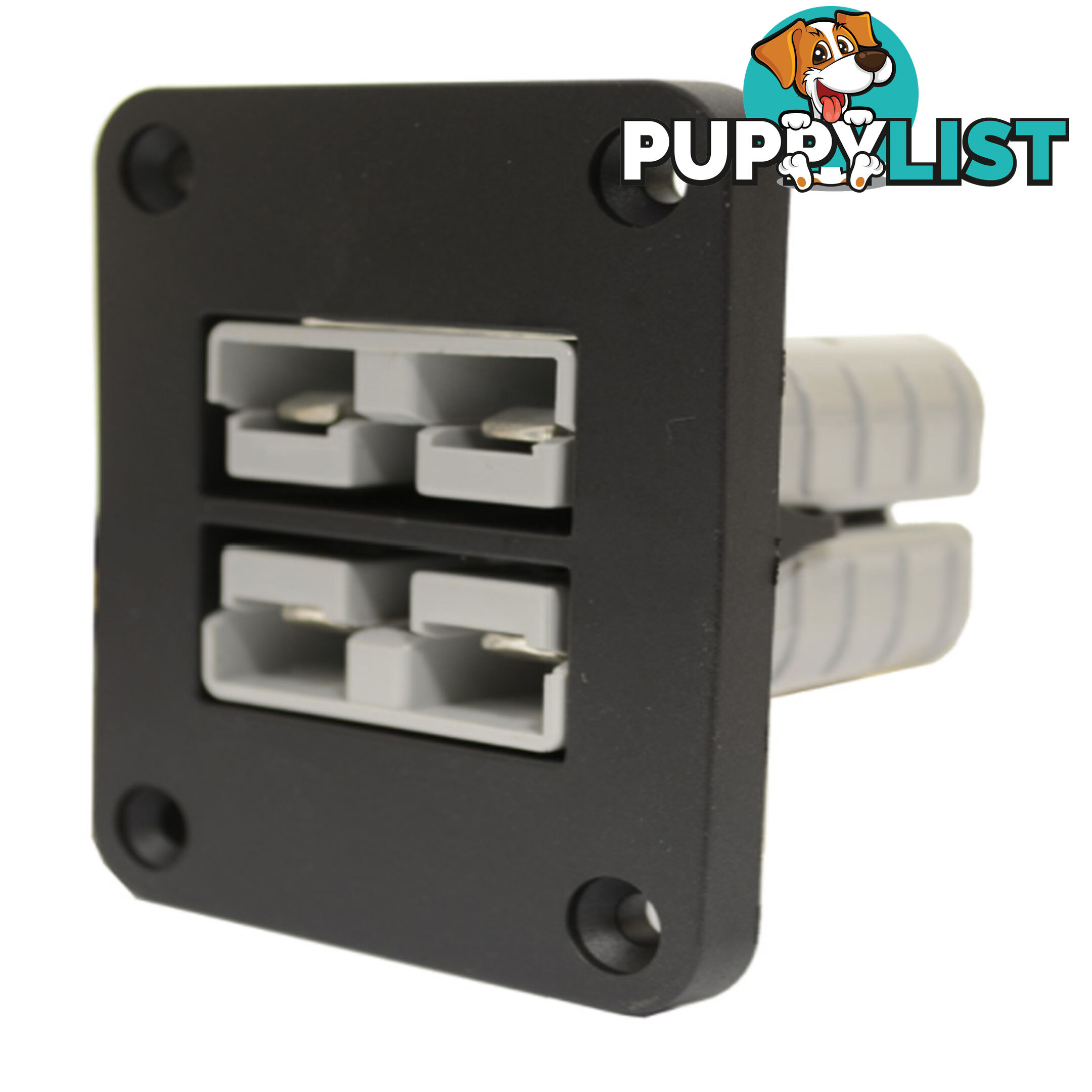 Dual 50a Anderson Connector Panel Mount with Plugs SKU - LV2457