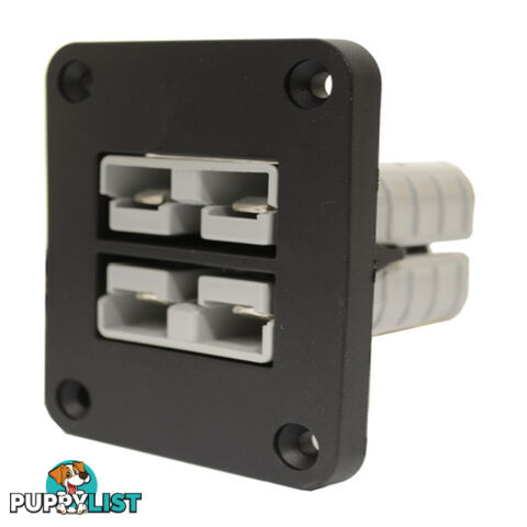 Dual 50a Anderson Connector Panel Mount with Plugs SKU - LV2457