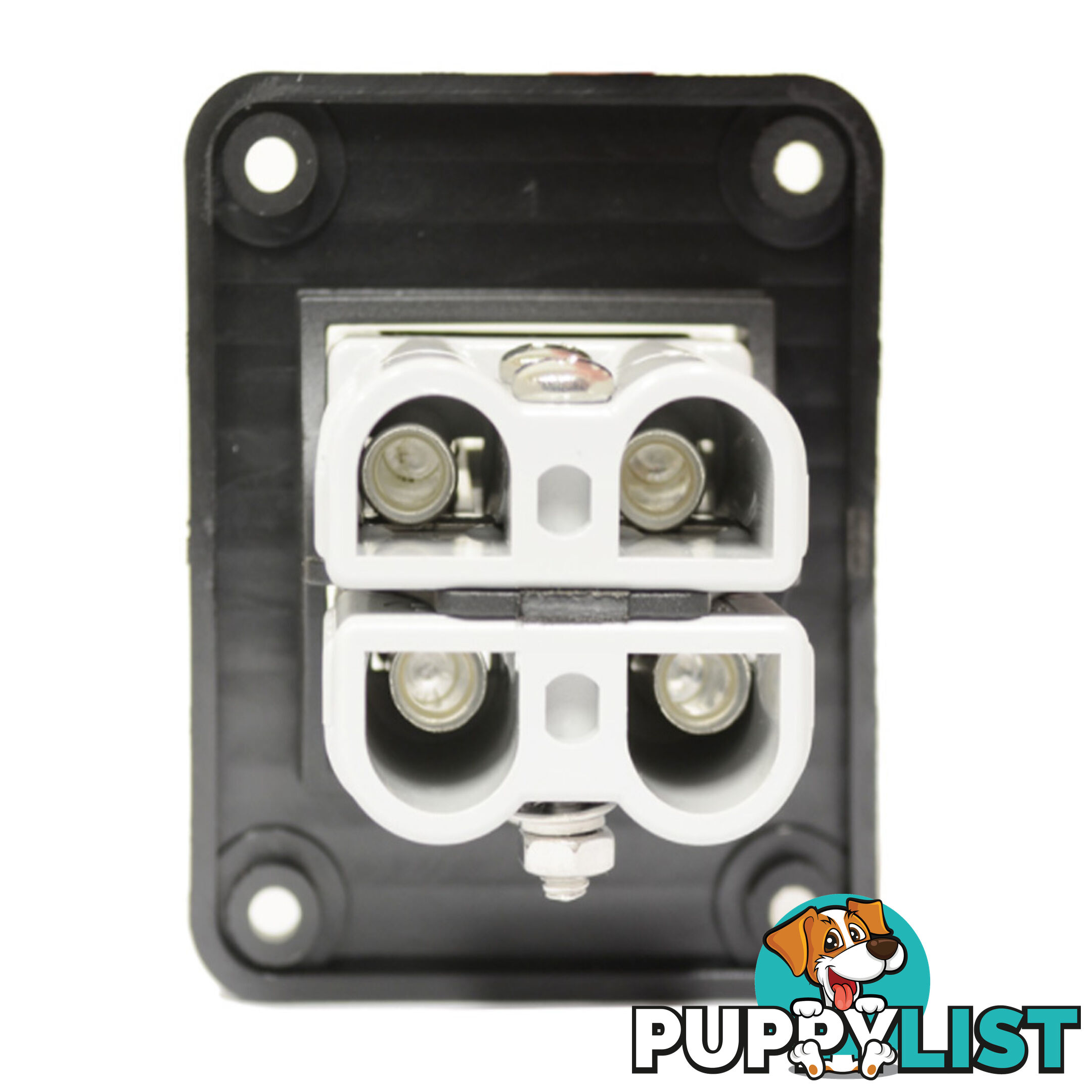 Dual 50a Anderson Connector Panel Mount with Plugs SKU - LV2457