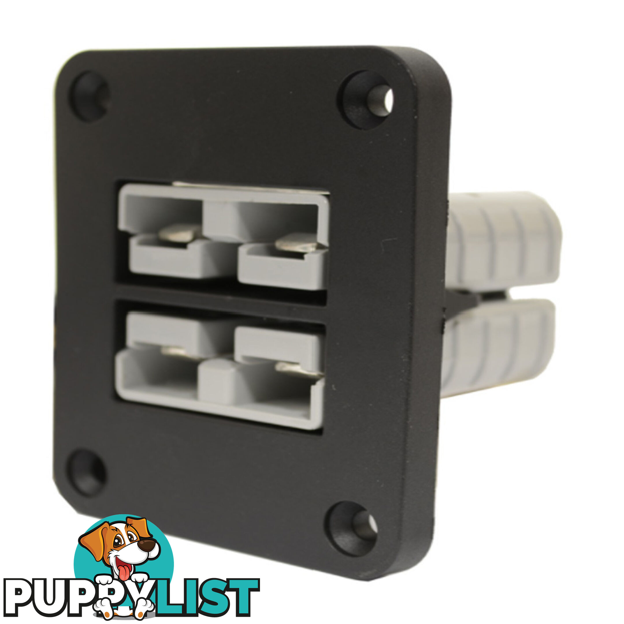 Dual 50a Anderson Connector Panel Mount with Plugs SKU - LV2457