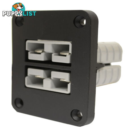 Dual 50a Anderson Connector Panel Mount with Plugs SKU - LV2457