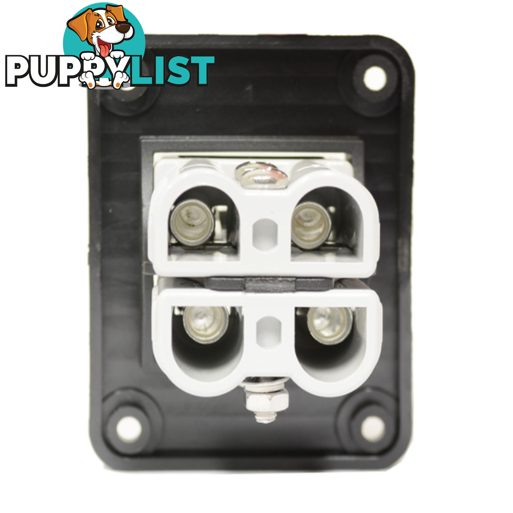 Dual 50a Anderson Connector Panel Mount with Plugs SKU - LV2457