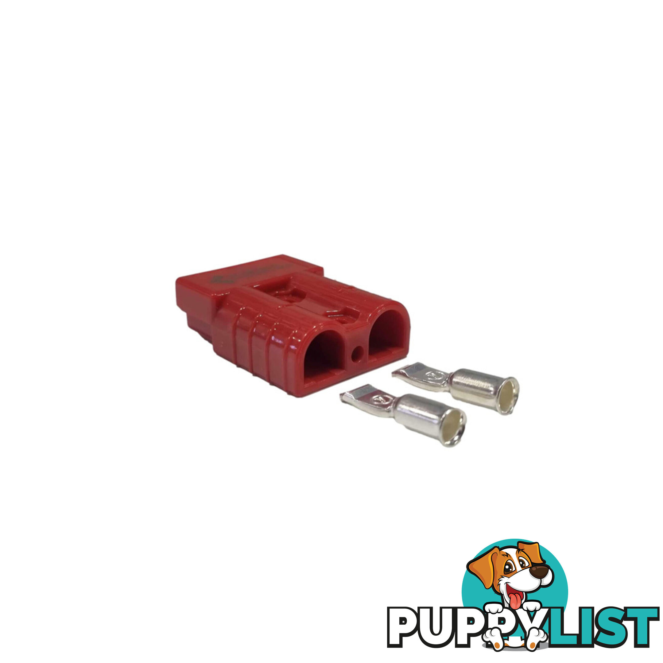 50 amp Anderson Style Plug Red with 6 awg Terminals