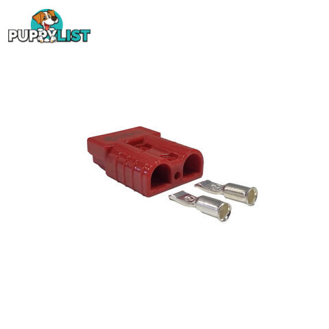 50 amp Anderson Style Plug Red with 6 awg Terminals