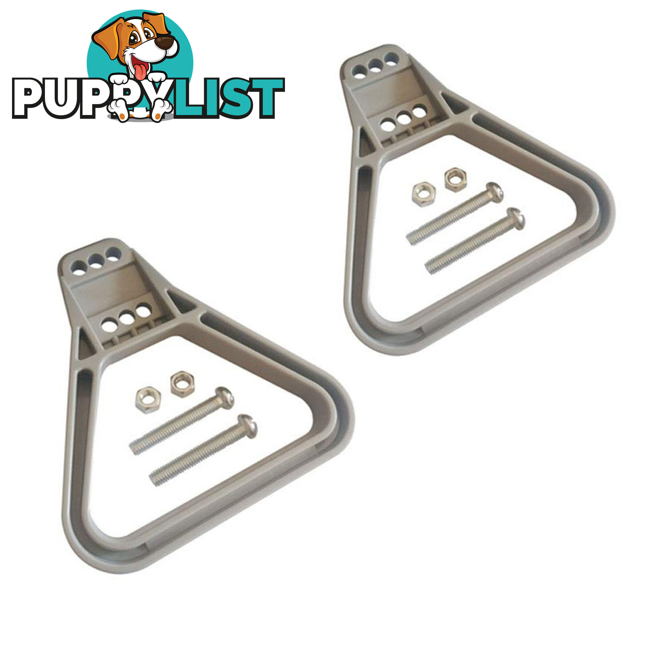 175 amp   350 amp Anderson Plug Handles Grey Pair inc Fittings SKU - 175ampHandlePair