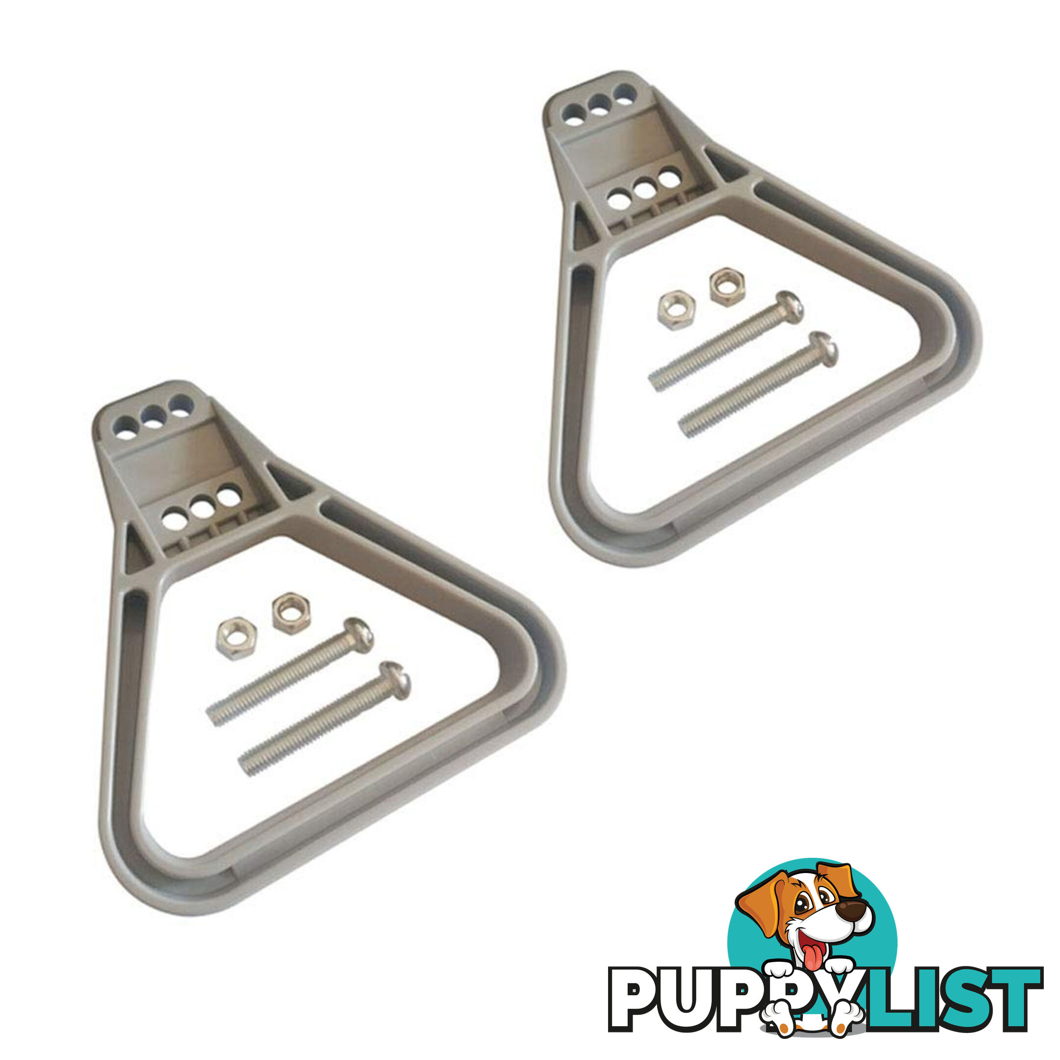 175 amp   350 amp Anderson Plug Handles Grey Pair inc Fittings SKU - 175ampHandlePair