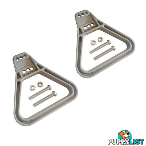 175 amp   350 amp Anderson Plug Handles Grey Pair inc Fittings SKU - 175ampHandlePair